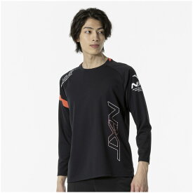 ★ネコポス配送可能★N-XT Tシャツ (長袖) [ユニセックス]【MIZUNOマルチスポーツ対応ウェア】32JAA74009