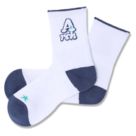 ☆ネコポス対応可☆ Arch playful logo crew socks(ソックス)　A325-110【Arch】アーチ バスケットボール…