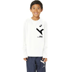 ★ネコポス配送可能★ジュニアA-I-Mドライ長袖シャツ【ASICSマルチスポーツウェア】2034C864-100