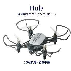 【即納】プログラミングドローン Hula 教育用ドローン 100g未満 機体登録不要 Python対応 STEM教材 小学生 自由研究 室内飛行 AIカメラ搭載 FHDジンバル 編隊飛行対応 初心者 入門用 ドローン 学習用ロボット 贈り物 理科 プログラミング 夏休み