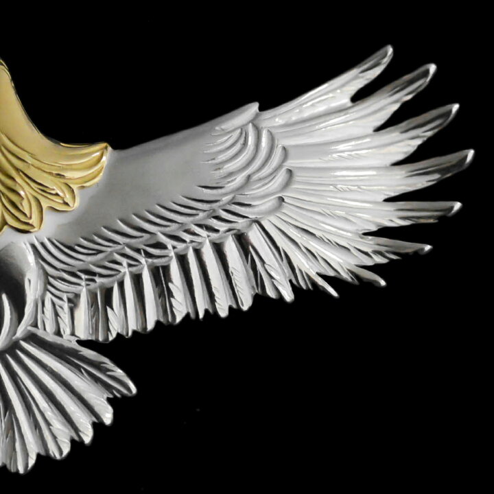 【 LA KEY 】【正規代理店】K18 Head Eagle Small Size 頭金 小イーグル【新品】 FLIGHT  WING 
