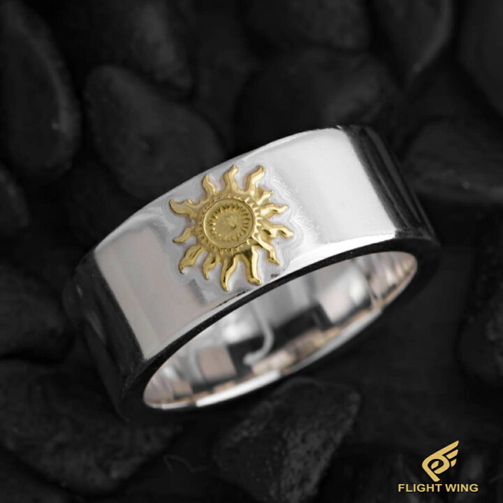 楽天市場】【 LA KEY 】【正規代理店】SV Ring with K18 Sun / 太陽 