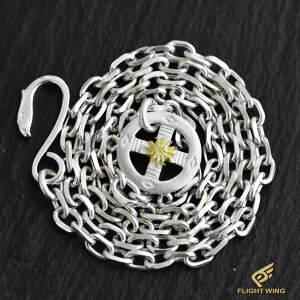 �y LA KEY �z�y���K�㗝�X�zSV Eagle Hook & K18 Sun SV Wheel Chain / �C�[�O���t�b�N �� K18���z�t�������z�C�[���`�F�[�� (�׊p , ���p) 50cm�y�V�i�z