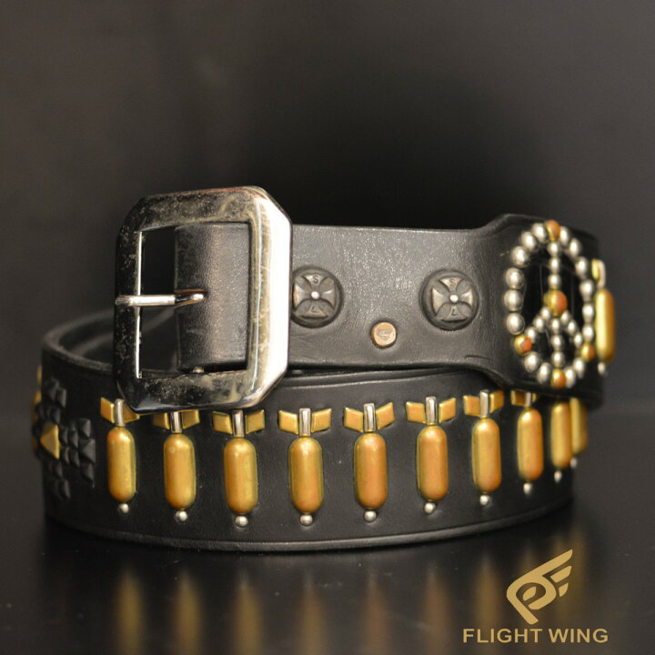 楽天市場】【Stop Light ストップライト】Studs Belt(Black) ※82cm 