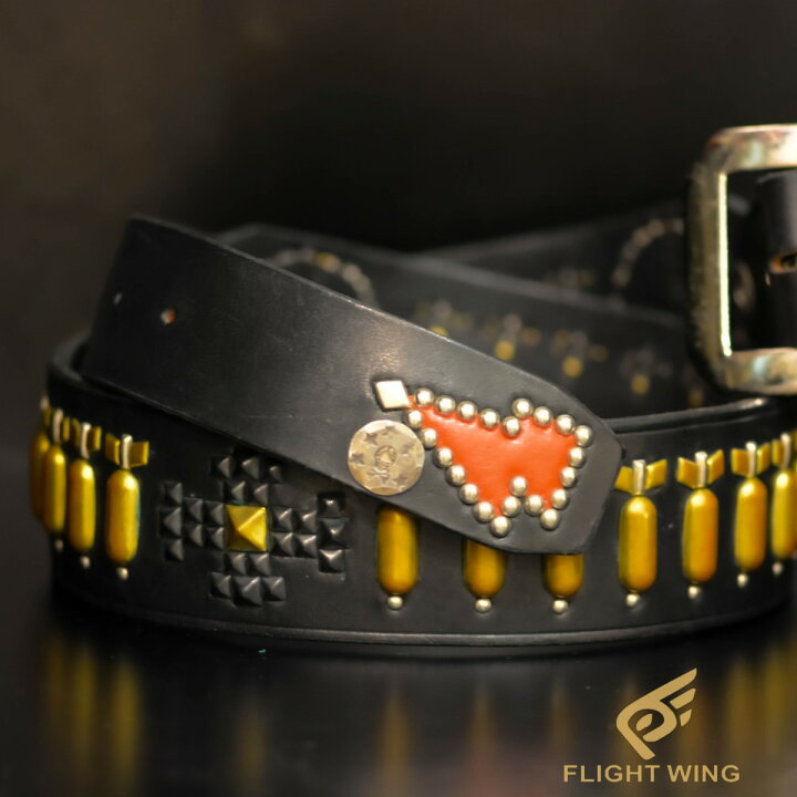 楽天市場】【Stop Light ストップライト】Studs Belt(Black) ※82cm 