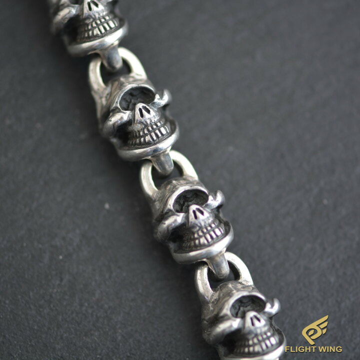 楽天市場】【Stop Light ストップライト】8 Skull Link Bracelet / 8 