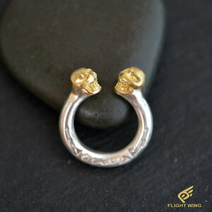 �yStop Light �X�g�b�v���C�g�zK18 2 Skull & SV Ring(13-15��) / 2�X�J�������O�y�V�i�z