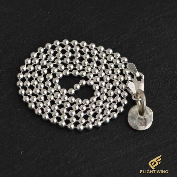 楽天市場】【Stop Light ストップライト】3mm 60cm Silver Ball Chain 