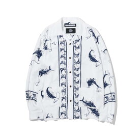 【新品】NEIGHBORHOOD ALOHA . SWORDFISH R-SHIRT . LS / ネイバーフッド ソードフィッシュ 長袖 アロハシャツ