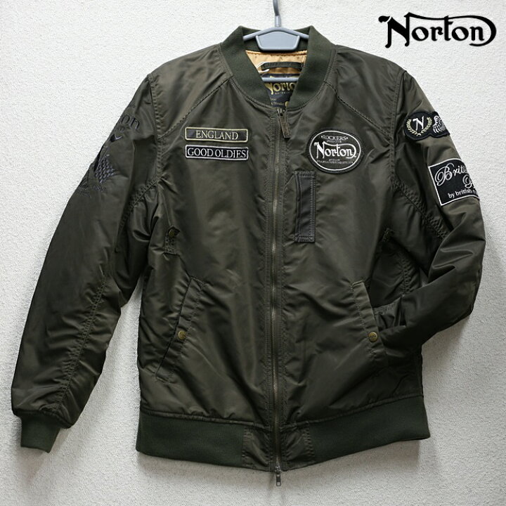 楽天市場】Norton（ノートン）MA-1 フライトジャケット 33N1606-P-58 