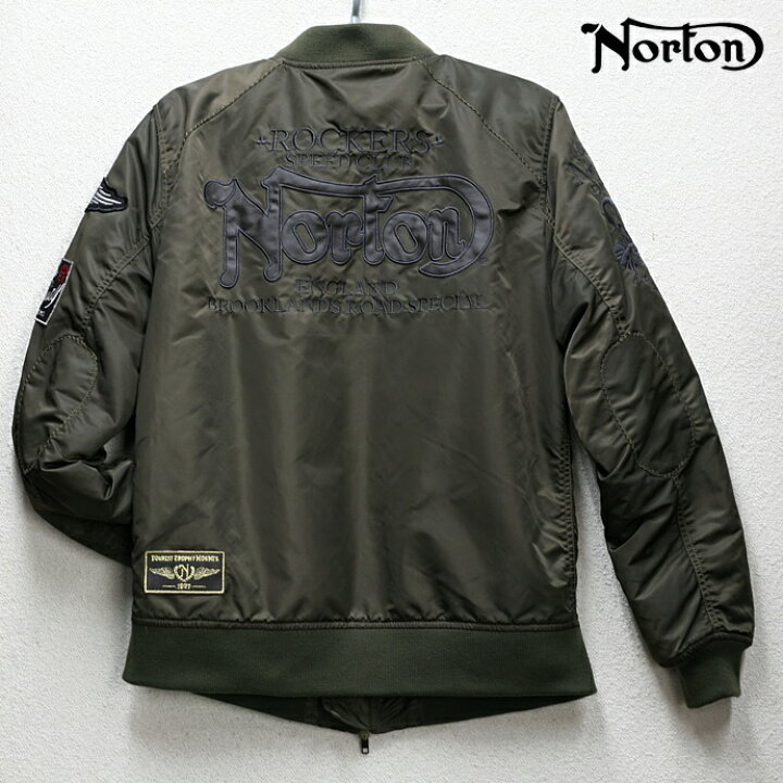 楽天市場】Norton（ノートン）MA-1 フライトジャケット 33N1606-P-58 