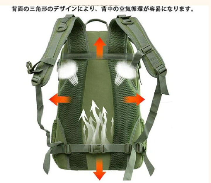 楽天市場】ミリタリー リュック,登山 リュック,頑丈で大容量 マルチ 