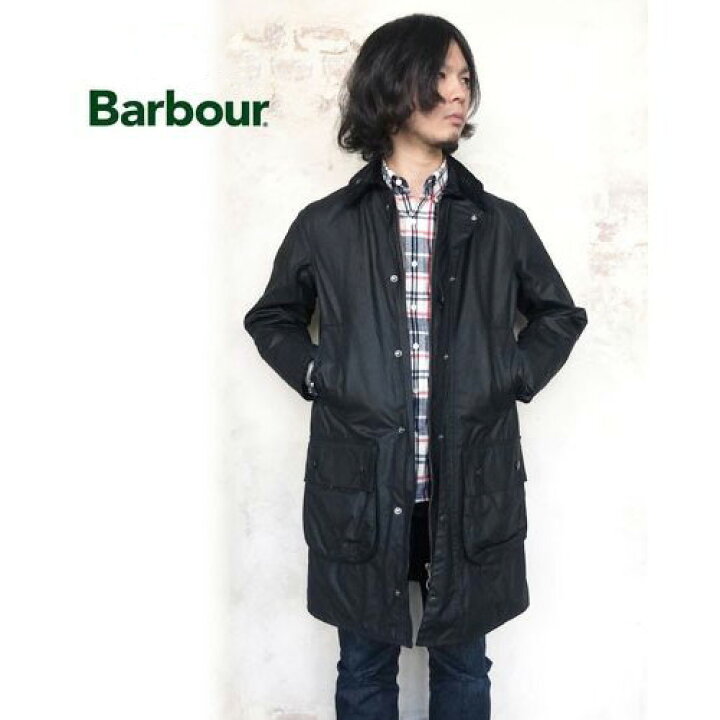 楽天市場 プロホースブラシプレゼント Barbour バブアー ボーダー Sl オイルドジャケット メンズ Border Sl ブラック バーブァー Black Fl あす楽 Flisco