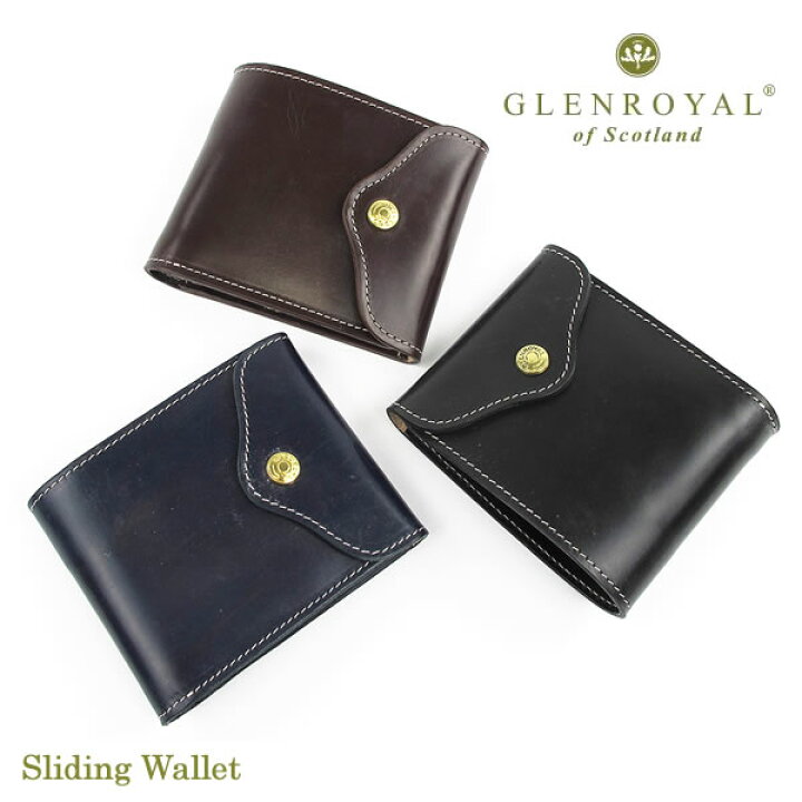 楽天市場】【bag15】GlenRoyal 折り畳み財布 Sliding Wallet 03-5956 