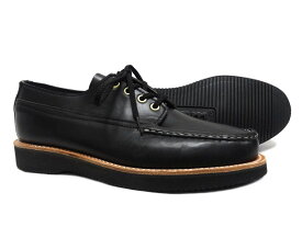 ラッセル　モカシン　フィッシング オックスフォード RUSSELL MOCCASIN FISHING OXFORD ブラック クロムエクセル レザー 1272-7B 〔FL〕