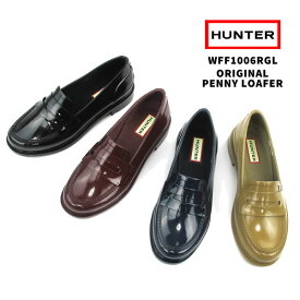 【S】ハンター　レインシューズ　レディースHUNTER　ORIGINAL PENNY LOAFER　WFF1006RGL〔SK〕