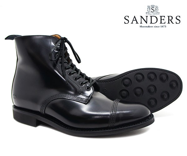 Sanders Military Derby Boot サイズ7 ブラック 靴 ブーツ 靴 ブーツ