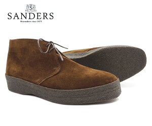 yN[|ΏۊOpKpỎiɂĔ̔zSANDERS T_[X ubg `bJ Y Brit Chukka 9877PSS Snuff Brown Suede uE XG[h u[ckFLl