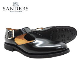 SANDERS サンダース メンズ ミリタリー サンダル Military Sandal 1683B ブラック BLACK 〔FL〕【あす楽】【楽ギフ_包装】