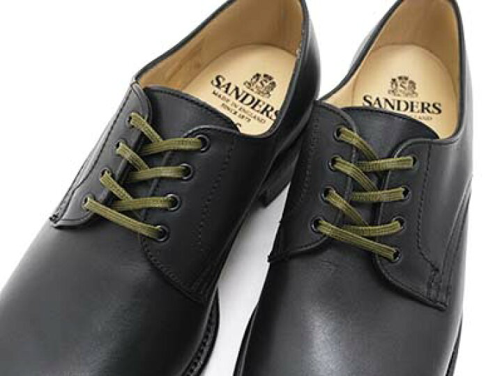 楽天市場】SANDERS サンダース 1945BOW B.G.S. PLAIN TOE ブラック 