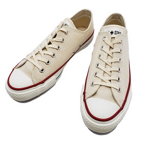 CONVERSE コンバース CANVAS ALL STAR J OX キャンバス オールスターJ ローカット Natural White ナチュラルホワイト 日本製 〔FL〕