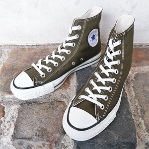 CONVERSE Ro[X CANVAS ALL STAR J HI LoX I[X^[J nCJbg Khaki J[L { kFLl