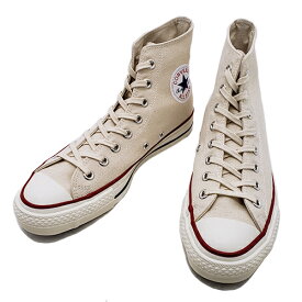 CONVERSE コンバース CANVAS ALL STAR J HI キャンバス オールスターJ ハイカット Natural White ナチュラル ホワイト 日本製 〔FL〕