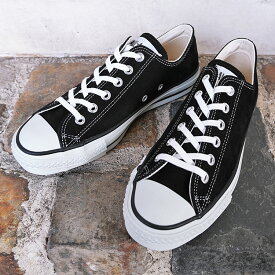 CONVERSE コンバース CANVAS ALL STAR J OX キャンバス オールスターJ ローカット Black Suede ブラック スエード 日本製 〔FL〕