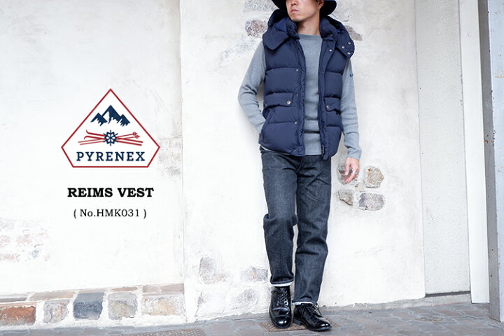 楽天市場】【S】ピレネックス ダウンベスト メンズ ランス ベスト  