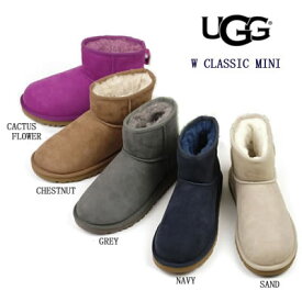 【S】UGGアグ＜Classic Mini＞/クラシック ミニシープスキン*レディース〔SF〕