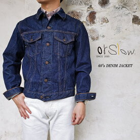 orSlow オアスロウ 01-6005 60's DENIM JACKET メンズ サード デニム ジャケット ワンウォッシュ 日本製 S/M/L 〔FL〕