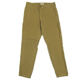 【S】ドミンゴ dmg ディーエムジー リネン ストレッチ トラウザー パンツ レディース Linen Stretch Trousers Pants LADIES ネイビー/モカブラウン/カーキ SS/S/M/L #14-103V 〔TB〕