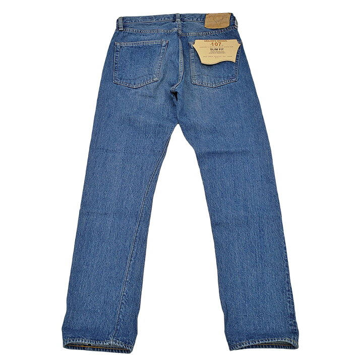 楽天市場】orSlow オアスロウ 01-0107 IVY FIT DENIM 107 2Year Wash 