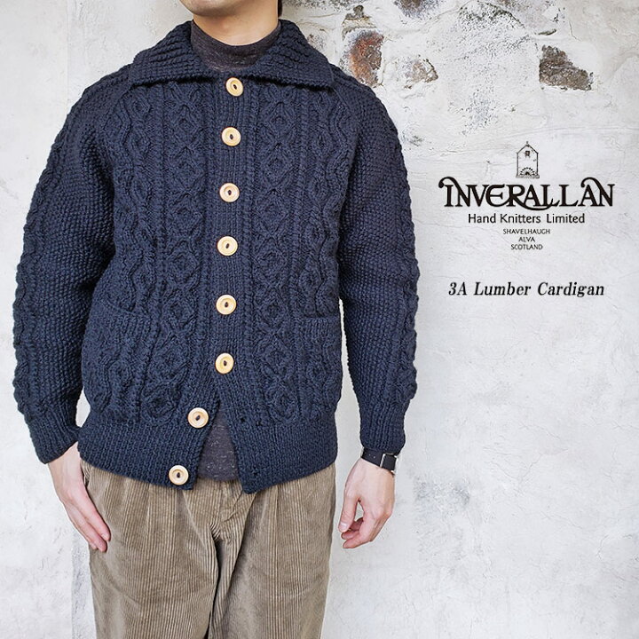 楽天市場】Inver Allan インバーアラン 3A Lumber Cardigan ランバー  