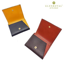 GLENROYAL グレンロイヤル Small fold wallet FLISCO別注カラー 03-5923 UTILITY LINE 折り財布 ブライドルレザー スコットランド製