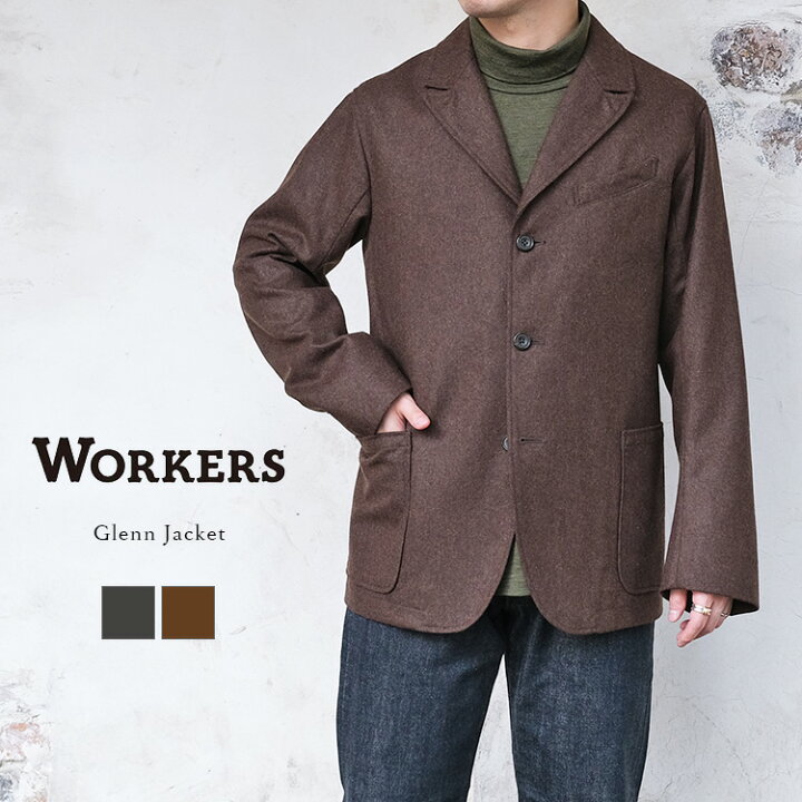 楽天市場】Workers ワーカーズ Glenn Jacket グレンジャケット ウール 