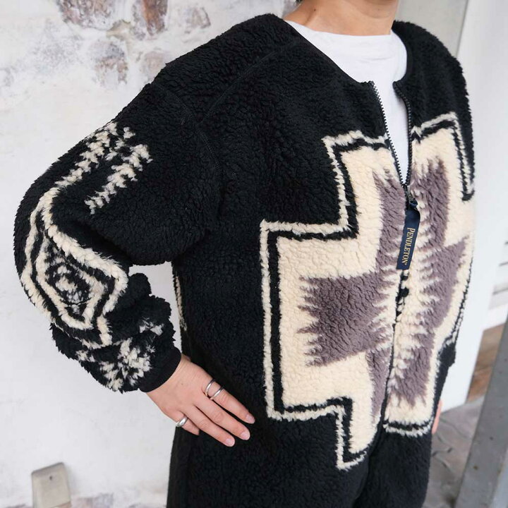 楽天市場】【SP15】ペンドルトン ボアコート バックプリント 
