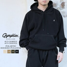 【S】ジムフレックス ボアフリース ポーラテック フーデッド プルオーバー レディース メンズ トップス Gymphlex BOA FLEECE POLARTEC HOODED PULLOVER 14/S/M #GY-C0180POL #GY-C0181POL