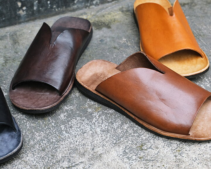 楽天市場】BRADOR ブラドール LEATHER SANDALS レザーサンダル 