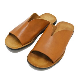 BRADOR ブラドール LEATHER SANDALS レザーサンダル シャワーサンダル ラバーソール 牛革 イタリア製 メンズ 〔FL〕