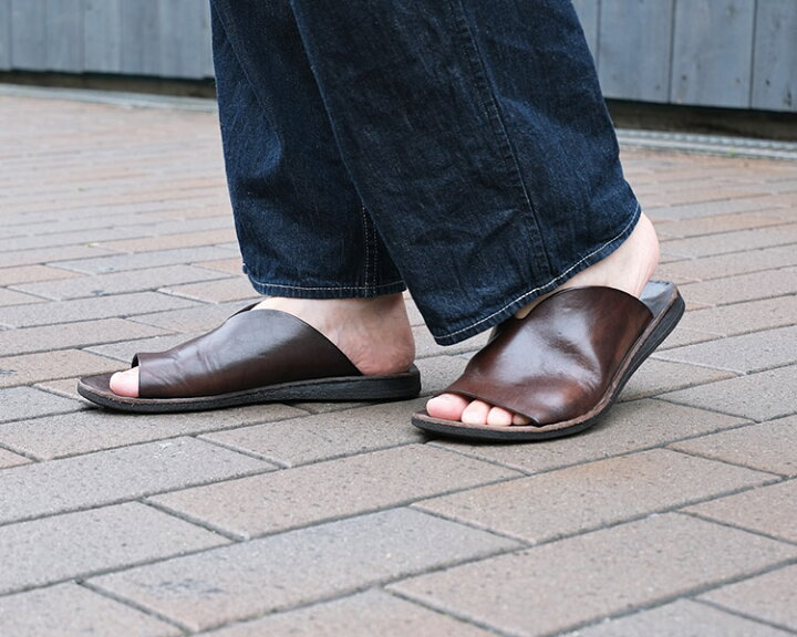 楽天市場】BRADOR ブラドール LEATHER SANDALS レザーサンダル 