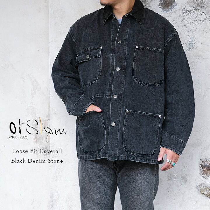楽天市場】orSlow オアスロウ 01-6034-D61S Loose Fit Coverall ルーズ 