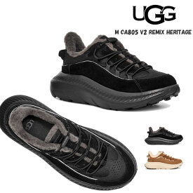 【SALE品交換・返品不可】アグ メンズ スニーカー 靴 リミックス ヘリテージ ブラック チェスナット ブラウン 24cm 25cm 26cm 27cm 28cm UGG M CA805 V2 REMIX HERITAGE #1145350