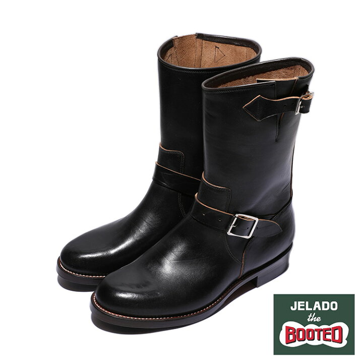 楽天市場】JELADO the BOOTED ENGINEER BOOT BLACK ジェラードザブー 