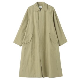 ルグラジック ナイロンカルゼ バルマカーンコート レディース アウター Le Glazik NYLON KERSEY BALMACAAN COAT LADIESベージュ 36/FREE #LG-A0500CNK