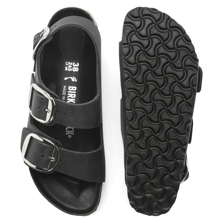 楽天市場】【shoes15】ビルケンシュトック サンダル ミラノ ブラック 