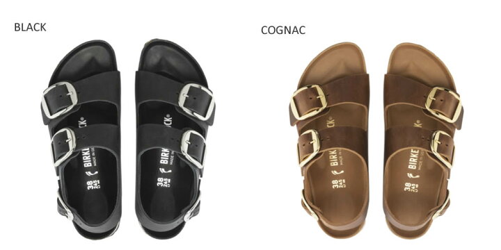 楽天市場】【shoes15】ビルケンシュトック サンダル ミラノ ブラック 