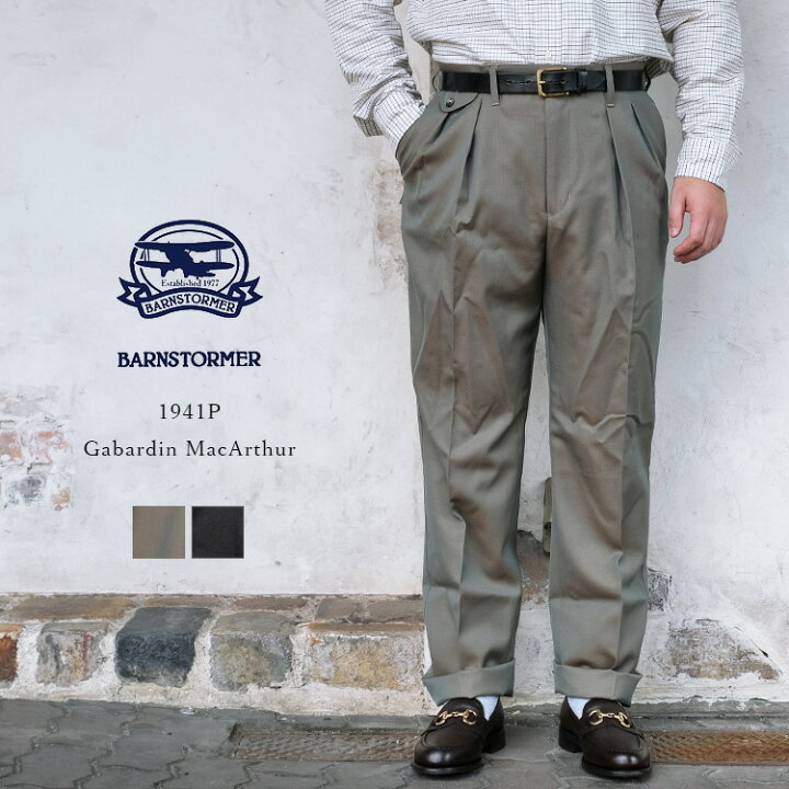 楽天市場】BARNSTORMER バーンストーマー 1941P Gabardin MacArthur 
