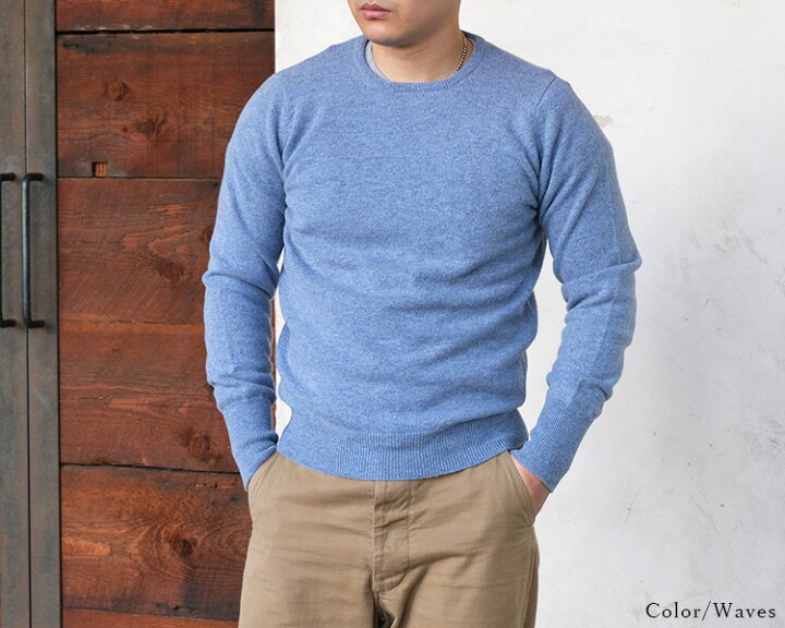 楽天市場】William Lockie ウィリアムロッキー Crew Neck Sweater 
