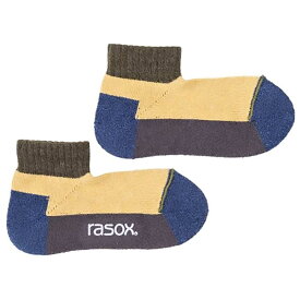 【SP15】ラソックス スポーツ・アンクル （ロウ) レディース メンズ アンクル ソックス 靴下 グリーン/エクリュ/ターコイズ/レッド/マスタード/グレー/ネイビー/グリーン/ベージュ/ピンク/ブルー/コバルトブルー/ブラウン/パープル S/M/L rasox SP151AN20